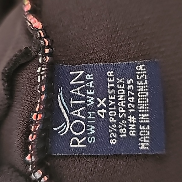 ROATAN SWIMWEAR MULTI-COLORED ONE PIECE SIZE 4X - Picture 6 of 10